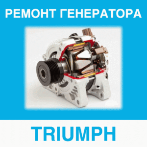 Ремонт генератора TRIUMPH (Триумф) в Калининграде: цена ремонта генератора