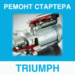 Ремонт стартера TRIUMPH (Триумф) в Калининграде: цена ремонта стартера